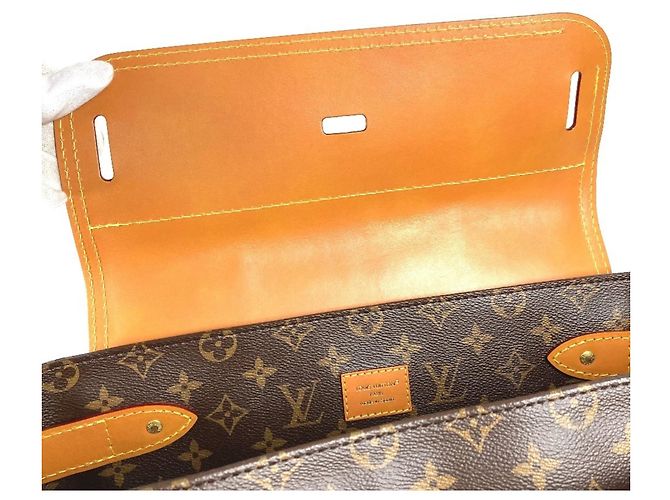 Borsa Louis Vuitton Monogram Dust Steamer 30 Marrone Monogramma - vista 5