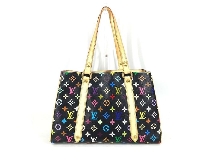 Borsa Tote Louis Vuitton Monogram Multicolor Aurelia MM Nero Multicolore - vista 10