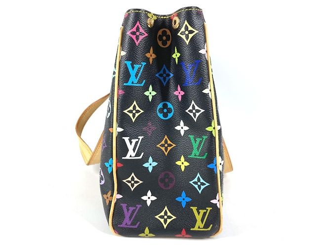 Borsa Tote Louis Vuitton Monogram Multicolor Aurelia MM Nero Multicolore - vista 11