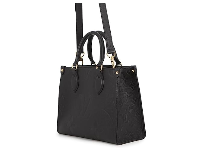 Borsa Louis Vuitton Monogram Empreinte OnTheGo PM Nero Monogramma - vista 2