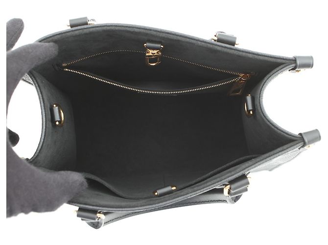 Borsa Louis Vuitton Monogram Empreinte OnTheGo PM Nero Monogramma - vista 6