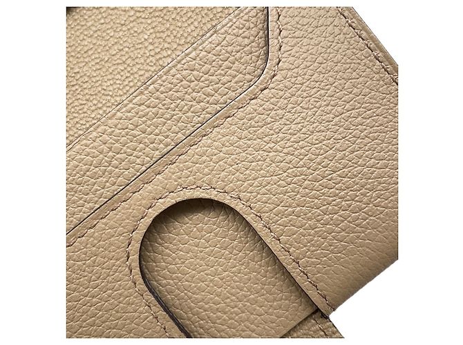 Hermès Tarjetero Hermes en Alezan y Beige Castaño - vista 8