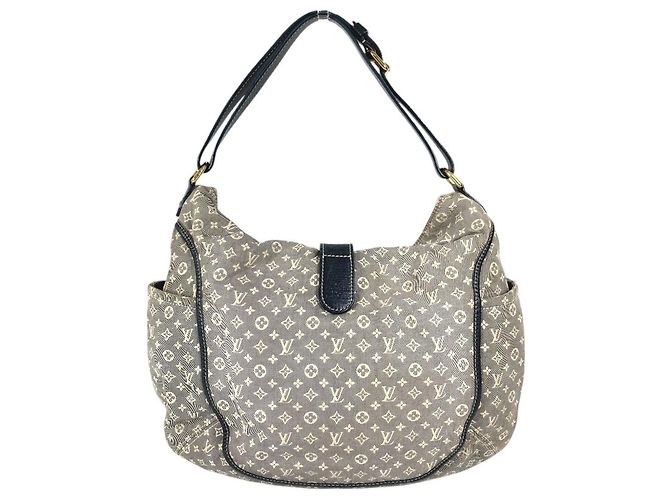 Borsa a Spalla Louis Vuitton Monogram Idylle Romance Nero Blu navy - vista 2