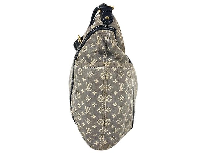 Borsa a Spalla Louis Vuitton Monogram Idylle Romance Nero Blu navy - vista 4