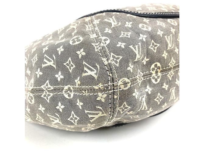 Borsa a Spalla Louis Vuitton Monogram Idylle Romance Nero Blu navy - vista 7