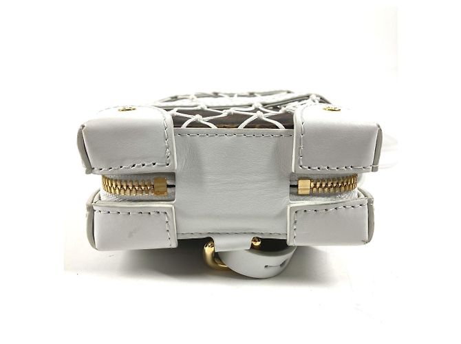Louis Vuitton M80102 LV × NBA Soft Trunk Phone Box Crossbody Bag Castaño Blanco Monograma - vista 10