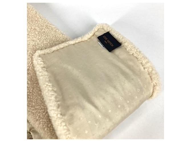 Sciarpa Tippet Monogram Flower Louis Vuitton Beige - vista 5
