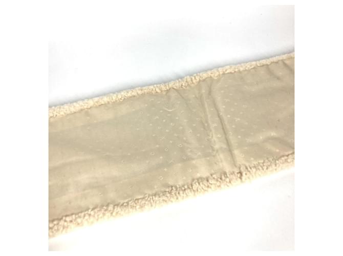 Sciarpa Tippet Monogram Flower Louis Vuitton Beige - vista 7