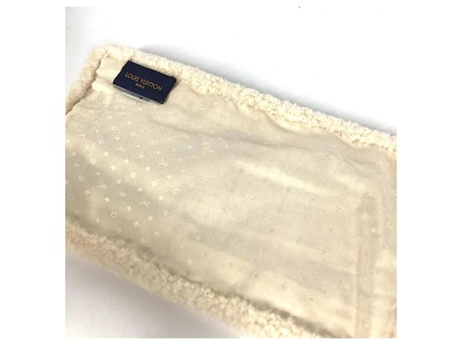 Sciarpa Tippet Monogram Flower Louis Vuitton Beige - vista 8