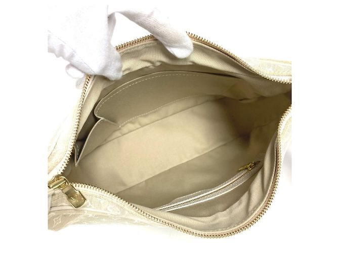 Borsa a tracolla Louis Vuitton Monogram Mini Lin Boulogne Beige - vista 12