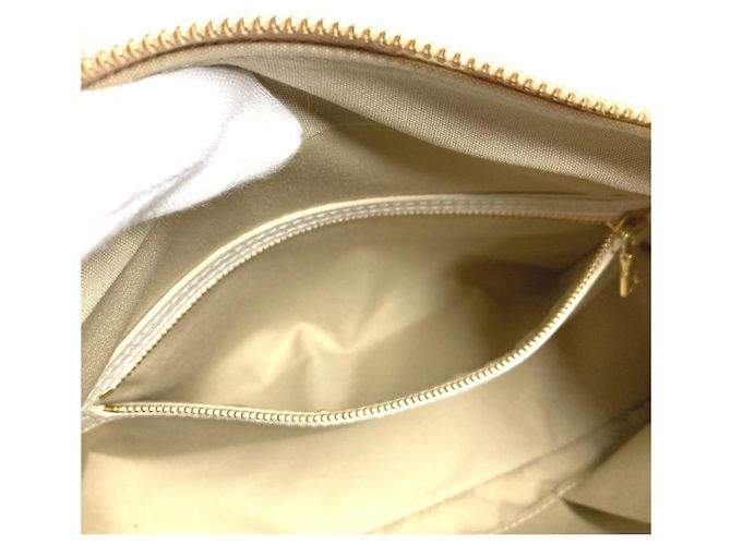 Borsa a tracolla Louis Vuitton Monogram Mini Lin Boulogne Beige - vista 13