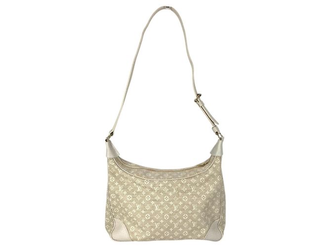 Borsa a tracolla Louis Vuitton Monogram Mini Lin Boulogne Beige - vista 2