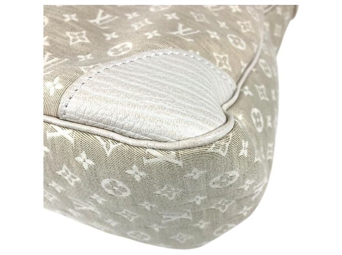 Borsa a tracolla Louis Vuitton Monogram Mini Lin Boulogne Beige - vista 6