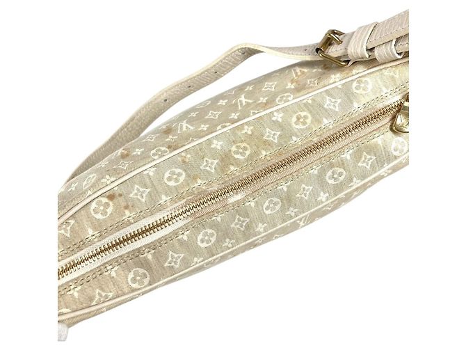 Borsa a tracolla Louis Vuitton Monogram Mini Lin Boulogne Beige - vista 8