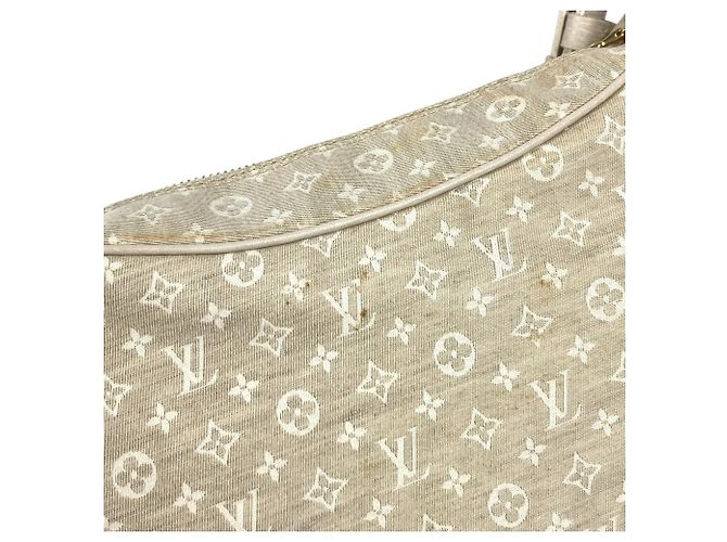 Borsa a tracolla Louis Vuitton Monogram Mini Lin Boulogne Beige - vista 9