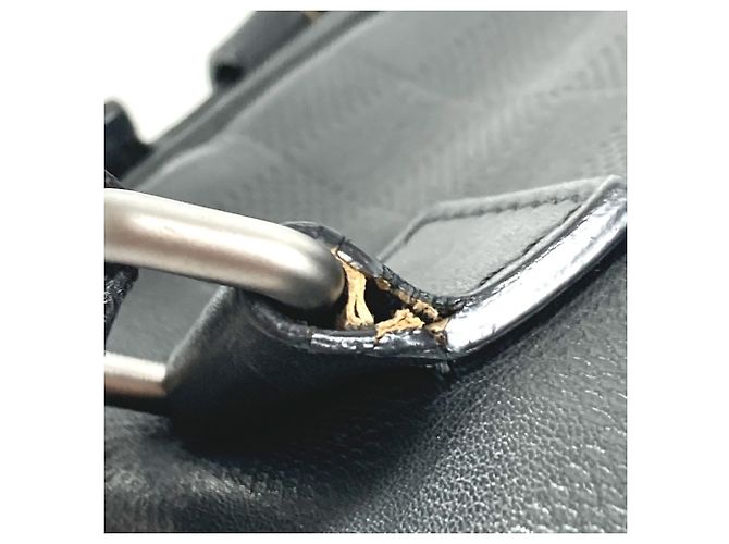 Borsa Louis Vuitton N41288 Damier Infini Nero - vista 10