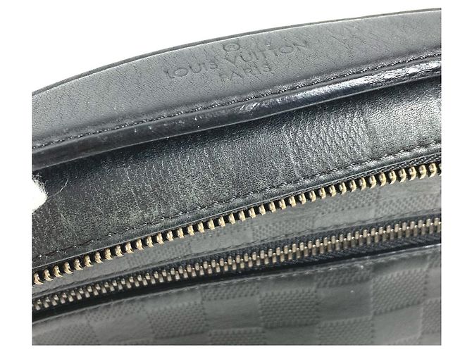 Borsa Louis Vuitton N41288 Damier Infini Nero - vista 17