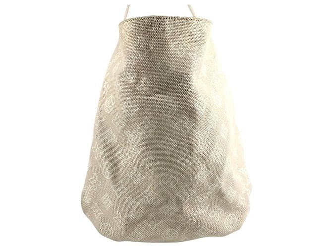 Borsa Louis Vuitton Monogram Beach Line Caba Ipanema GM Beige - vista 15