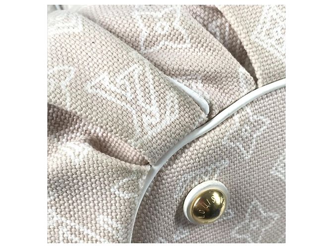 Borsa Louis Vuitton Monogram Beach Line Caba Ipanema GM Beige - vista 18