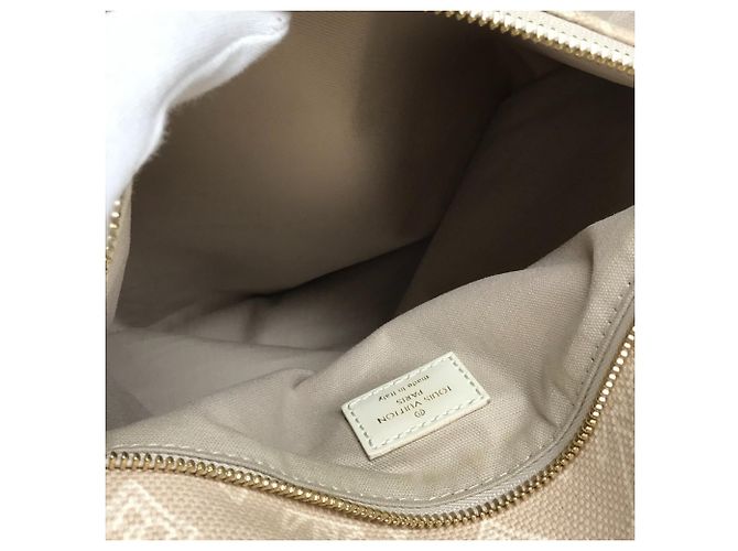 Borsa Louis Vuitton Monogram Beach Line Caba Ipanema GM Beige - vista 9