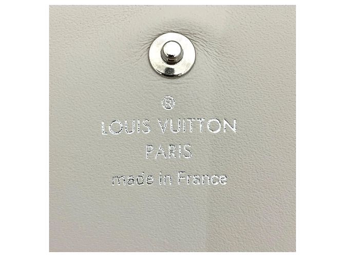Portafoglio Louis Vuitton Portefeuille Iris Compact Bi-fold Bianco - vista 4