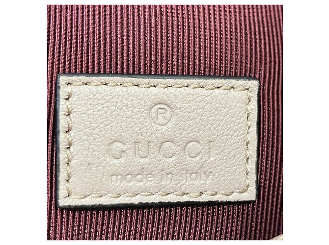 Gucci GG Marmont Lederrucksack Beige - Ansicht 4