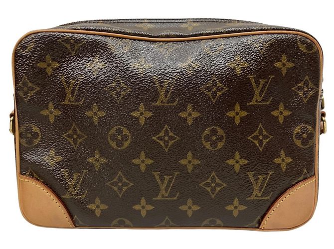 Borsa a tracolla Louis Vuitton Trocadero 27 in tela Monogram Marrone - vista 2