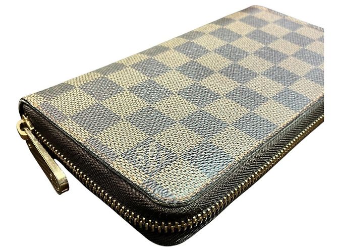 Carteira Zippy Long Louis Vuitton Damier Toile N60015 Marrom - vista 8
