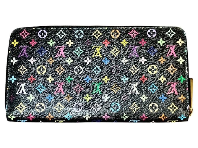 Louis Vuitton Zippy Wallet Long Monogram Multicolor Schwarz Mehrfarben - Ansicht 2