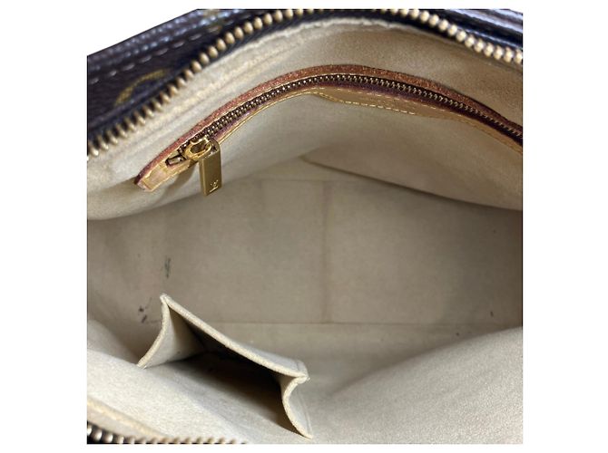 Borsa a Spalla Louis Vuitton Looping GM Marrone - vista 6