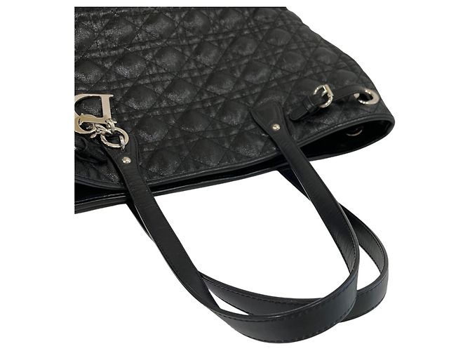 Borsa Tote Cannage Piccola Christian Dior Nero - vista 9