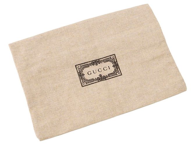 Borsa a tracolla Gucci GG Supreme Horsebit 1955 Marrone Bianco - vista 18