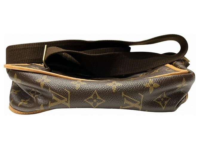 Borsa a Spalla Louis Vuitton Messenger Bosphore PM Marrone - vista 3