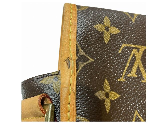 Borsa a Spalla Louis Vuitton Messenger Bosphore PM Marrone - vista 7