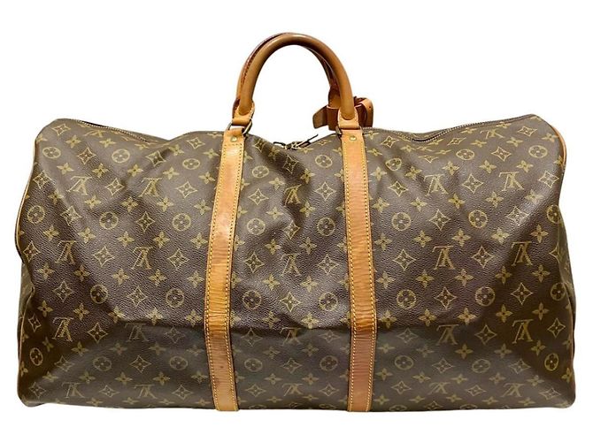 Bolso Boston Louis Vuitton Keepall 60 Castaño - vista 2