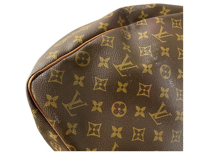 Bolso Boston Louis Vuitton Keepall 60 Castaño - vista 9
