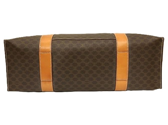 Céline Celine Macadam Leder Tote Bag Braun - Ansicht 3