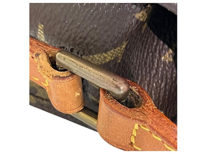 Borsa a Spalla Louis Vuitton Mini Saint Cloud Marrone - vista 7