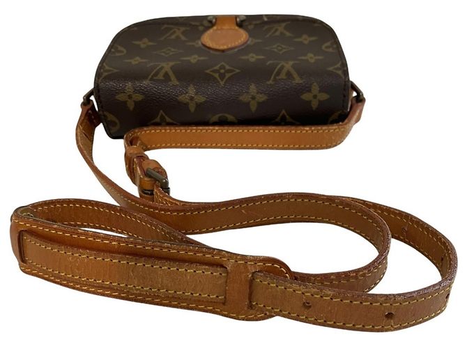 Borsa a Spalla Louis Vuitton Mini Saint Cloud Marrone - vista 9