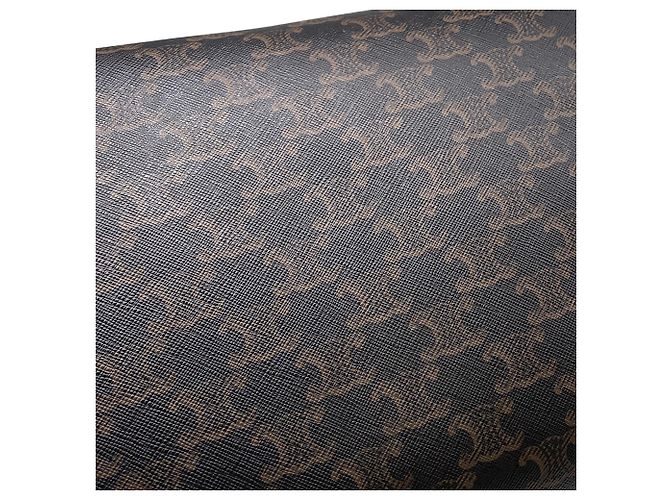 Borsa Boston Céline Marrone Pelle e PVC - vista 6