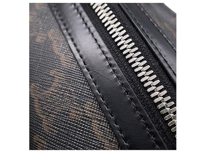 Borsa Boston Céline Marrone Pelle e PVC - vista 9
