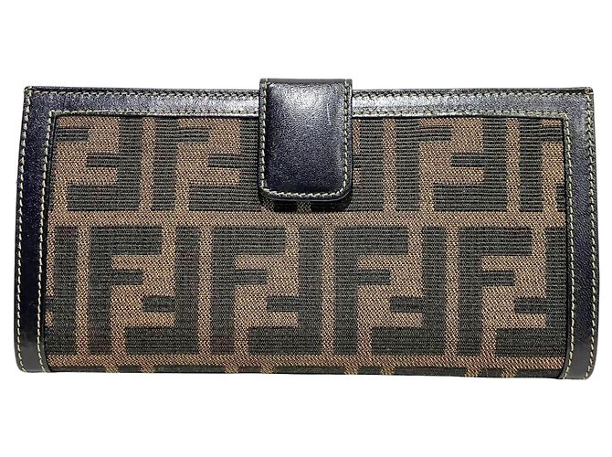 Fendi Long Wallet - Zucca Muster Braun - Ansicht 2