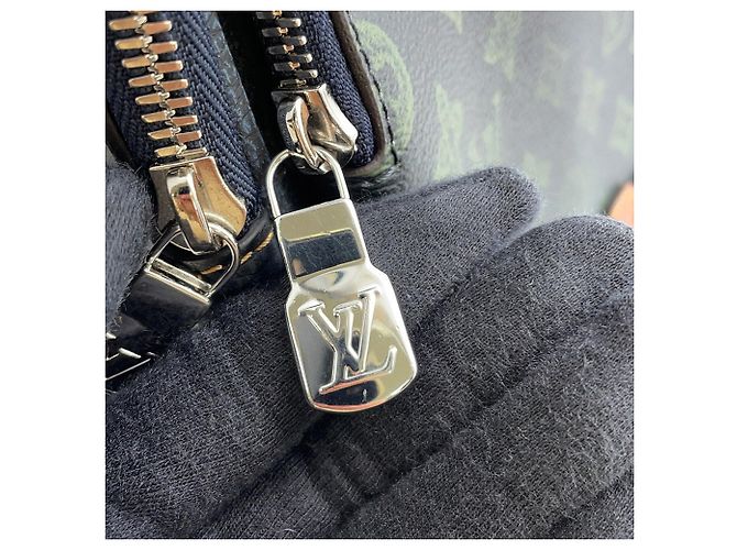 Borsa a tracolla Louis Vuitton Monogram Record Avenue Verde scuro Monogramma - vista 13