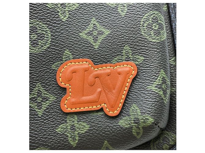Borsa a tracolla Louis Vuitton Monogram Record Avenue Verde scuro Monogramma - vista 9