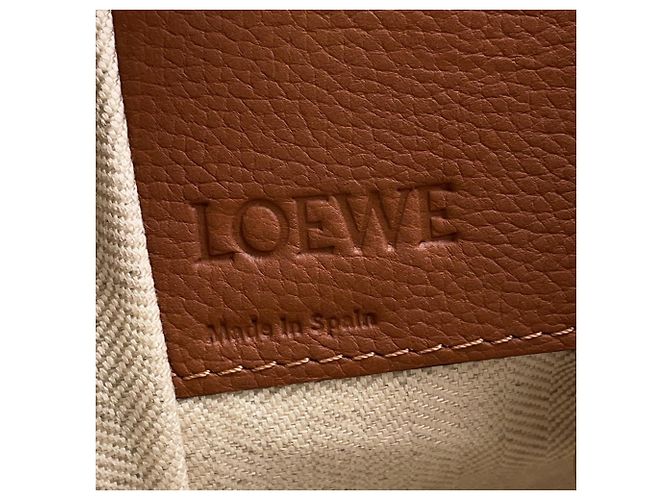 Borsa a mano in pelle Loewe Hammock Small Marrone - vista 13
