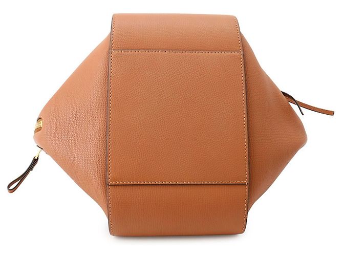Borsa a mano in pelle Loewe Hammock Small Marrone - vista 3