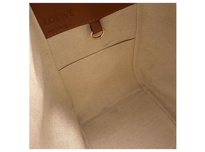 Borsa a mano in pelle Loewe Hammock Small Marrone - vista 9