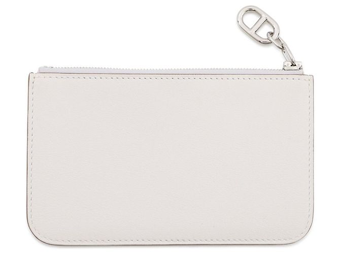 Tarjetero de piel Swift Hermès Blanco - vista 3