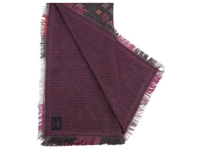 Stola in lana Pop Monogram Louis Vuitton Multicolore Monogramma - vista 2