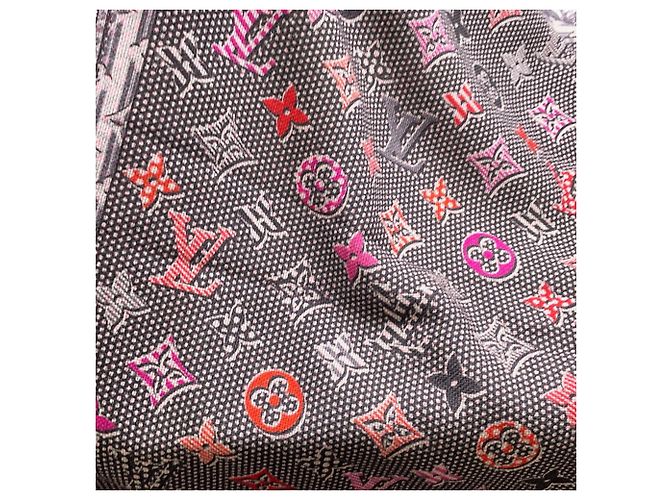 Stola in lana Pop Monogram Louis Vuitton Multicolore Monogramma - vista 4